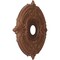 Ekena Millwork Attica PVC Medallion (Canopies up to 6 3/4"), 19"OD x 3 1/2"ID x 1"P, Universal Aged Metallic Rust CMP19ATDRU - alternate 3